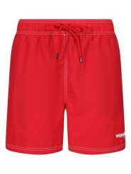 Wrangler Szorty kąpielowe "Lima" w kolorze czerwonym rozmiar: M. Czerwone kąpielówki Wrangler, m, z aplikacjami. Za 76.45 zł.