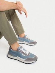 G-Star Raw Sneakersy EO-KIOTOII-01 MI08 Niebieski. Niebieskie buty sportowe casual G-Star, bez wzorów, ze skóry, bez zapięcia. Za 173.99 zł.