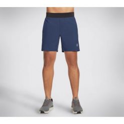 Spodenki Męskie Skechers. Niebieskie szorty Skechers, m, bez wzorów. Za 164.99 zł.