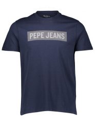 Pepe Jeans Koszulka w kolorze granatowym rozmiar: XXL. Niebieskie bezrękawniki Pepe Jeans, xxl, bez wzorów, z bawełny, bez kołnierzyka, bez ramiączek. Za 77.45 zł.