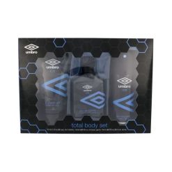 Umbro Ice Zestaw dla mężczyzn EDT 75 ml + Żel pod prysznic 150 ml + Deodorant 150 ml. Zestawy kosmetyków marki Umbro. Za 37.71 zł.