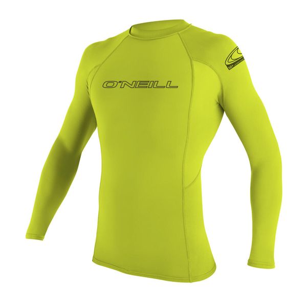 Longsleeve do pływania męski O'Neill Basic Skins Rash Guard. Zielone bluzki z długim rękawem O'Neill, l, bez wzorów, bez kołnierzyka, bez ramiączek. Za 188.00 zł.