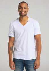 MUSTANG 2-Pack V-Neck MĘSKA KOSZULKA T-SHIRT DWUPAK general White 1006170 2045. Białe t-shirty Mustang, l, bez wzorów, bez kołnierzyka, bez ramiączek. Za 99.99 zł.