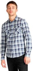 LEE CLEAN WESTERN SHIRT MĘSKA KOSZULA MATERIAŁOWA SLIM FIT NAVY L644DI35 112115488. Niebieskie koszule Lee, l, bez wzorów, z materiału, bez kołnierzyka, bez ramiączek. Za 129.99 zł.
