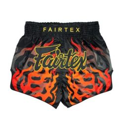 Spodenki Muay Thai Volcano Fairtex BS1921. Brązowe szorty FAIRTEX, l, bez wzorów, sportowe. Za 299.99 zł.