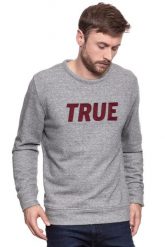 MUSTANG BLUZA TAPE SWEATSHIRT MID GREY MELANGE 1006024 4140. Szare bluzy Mustang, m, bez wzorów, bez kaptura. W wyprzedaży za 69.99 zł.