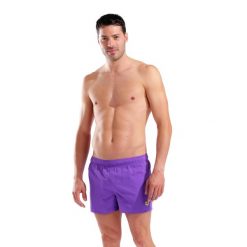 Spodenki Kąpielowe Męskie Arena Fundamentals X-Short R. Fioletowe krótkie spodenki sportowe Arena, m, bez wzorów. Za 89.99 zł.