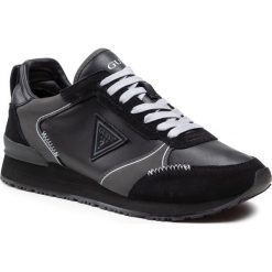 Sneakersy GUESS - New Glorym FM7NGM LEM12 BLACK. Czarne buty sportowe casual Guess, z aplikacjami, z materiału, bez zapięcia. Za 449.00 zł.