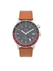Timex Zegarek TW2V74000 Brązowy. Brązowe, analogowe zegarki Timex. Za 579.99 zł.
