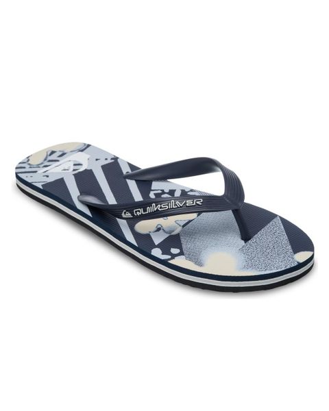 Klapki dla Mężczyzn MOLOKAI ART Czarny. Czarne klapki Quiksilver, z gumy. Za 66.49 zł.