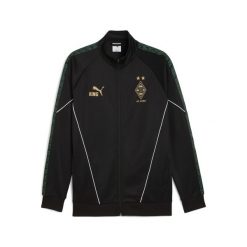 Męska kurtka Borussia Mönchengladbach KING Anthem PUMA Black Gold. Czarne kurtki do biegania Puma, m, bez wzorów, bez kaptura, do biegania. Za 399.00 zł.