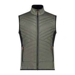 Kurtka puchowa bez rękawów CMP. Zielone kurtki CMP, m, bez wzorów, z puchu, bez kaptura. Za 306.50 zł.