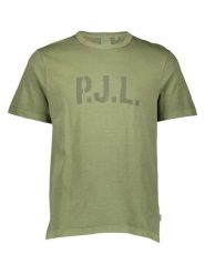 Pepe Jeans Koszulka "Thyssen" w kolorze oliwkowym rozmiar: XXL. Brązowe bezrękawniki Pepe Jeans, xxl, bez wzorów, z bawełny, bez kołnierzyka, bez ramiączek. Za 104.99 zł.