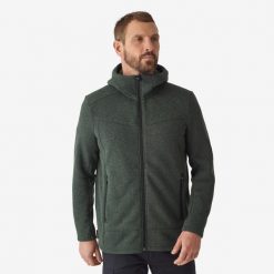 Polar Solognac 500. Brązowe bluzy z polaru SOLOGNAC, na zimę, m, bez wzorów, z materiału, bez kaptura. Za 199.99 zł.