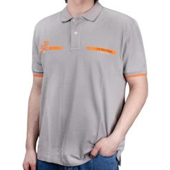 Koszulka męska sportowa Polo U.S. POLO ASSN. Brązowe koszulki polo U.S. Polo Assn., l, bez wzorów, bez kołnierzyka, bez ramiączek. W wyprzedaży za 99.00 zł.