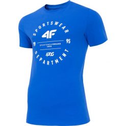 T-shirt męski TSM249 - niebieski. T-shirty marki 4F. Za 49.99 zł.