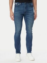 Calvin Klein Jeans Jeansy LV04RG794G Niebieski Skinny Fit. Niebieskie jeansy Calvin Klein Jeans, m. Za 489.99 zł.