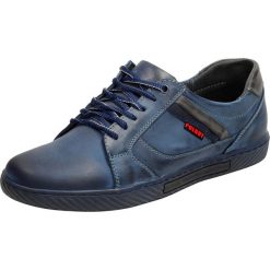 Niebieskie POLSKIE półbuty męskie POLBUT J47. Eleganckie półbuty Polbut. W wyprzedaży za 159.00 zł.