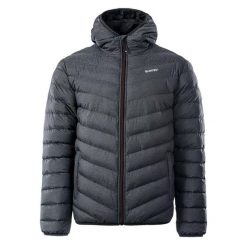 Kurtka męska pikowana Hi-Tec Sorne - szara, Rozmiar XL. Szare kurtki Hi-tec, na zimę, m, bez wzorów, z materiału, bez kaptura. W wyprzedaży za 229.99 zł.