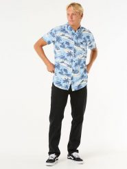 Rip Curl Koszula "Dreamer Barrel Killa" - Regular fit - w kolorze niebieskim rozmiar: S. Niebieskie koszule Rip Curl, s, bez wzorów, z wiskozy, bez kołnierzyka, bez ramiączek. Za 100.75 zł.