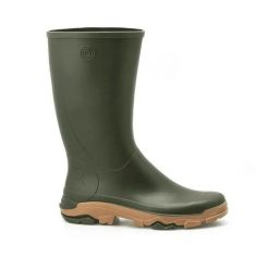 Buty Rouchette Remoove fourree. Zielone buty turystyczne ROUCHETTE, na zimę, bez wzorów, z futra, bez zapięcia, trekkingowe. Za 263.00 zł.