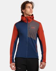 Męska bluza polarowa Kilpi SEVELEN-M. Niebieskie bluzy z kapturem Kilpi, m, bez wzorów, z materiału, z kapturem. Za 265.50 zł.