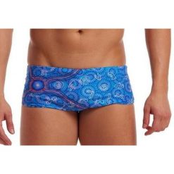 Trunki męskie Funky Trunks Sea Dreams - sidewinder. Niebieskie odzież kąpielowa Funky Trunks, l, bez wzorów, sportowe. Za 159.00 zł.