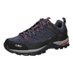 Buty trekkingowe męskie CMP Rigel. Szare trekkingi CMP, bez wzorów, z materiału, bez zapięcia. Za 399.99 zł.