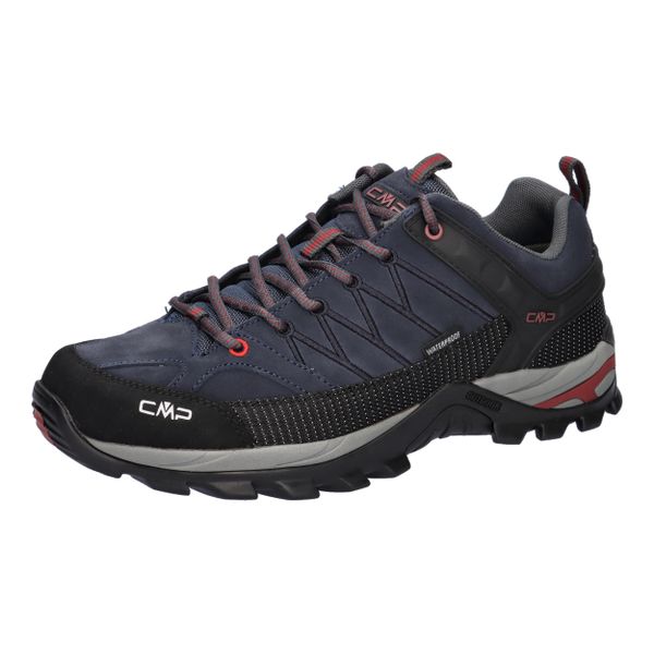 Buty trekkingowe męskie CMP Rigel. Szare trekkingi CMP, bez wzorów, z materiału, bez zapięcia. Za 399.99 zł.
