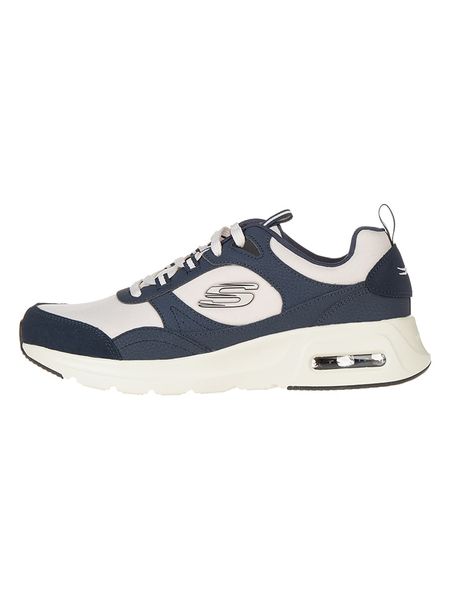 Skechers Skórzane sneakersy "Air Court Yatton" w kolorze granatowo-białym rozmiar: 44. Białe buty sportowe casual Skechers, bez wzorów, bez zapięcia. Za 210.81 zł.