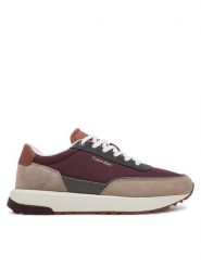 Calvin Klein Sneakersy Low Top Lace Up Repreve Mix HM0HM01714 Brązowy. Brązowe buty sportowe casual CALVIN KLEIN, bez wzorów, ze skóry, bez zapięcia. Za 529.99 zł.