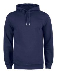 Clique Premium OC Hoody – blu granatowy bluza z kapturem z bawełny organicznej. Niebieskie bluzy z kapturem CLIQUE, s, bez wzorów, z bawełny, z kapturem. Za 274.42 zł.