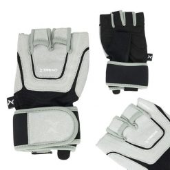 Rękawiczki na siłownie XTREXO GG2. Białe rękawiczki TREXO, bez wzorów. Za 49.99 zł.