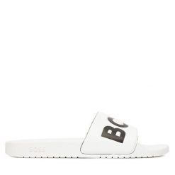 Klapki BOSS. Białe klapki Boss. Za 239.99 zł.