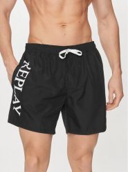 Replay Szorty kąpielowe LM1119.000.82972 Czarny Regular Fit. Czarne kąpielówki Replay, m, bez wzorów, z syntetyku. Za 209.99 zł.