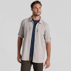 Koszula podróżnicza męska Craghoppers NosiLife Pro LS Shirt V. Zielone koszule Craghoppers, m, bez wzorów, bez kołnierzyka, bez ramiączek. Za 450.99 zł.