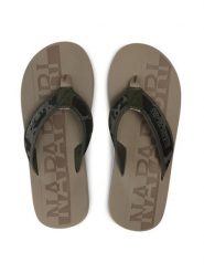 Napapijri Japonki NP0A4FTS Zielony. Zielone japonki Napapijri, bez wzorów, z materiału. Za 189.99 zł.