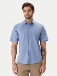 BOSS Koszula Excurse S 50554450 Błękitny Regular Fit. Niebieskie koszule Boss, m, bez wzorów, z bawełny, bez kołnierzyka, bez ramiączek. Za 599.99 zł.