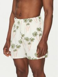 Tommy Hilfiger Szorty kąpielowe UM0UM03491 Beżowy Regular Fit. Brązowe kąpielówki Tommy Hilfiger, m, bez wzorów, z syntetyku. Za 169.99 zł.