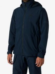 Kurtka przeciwdeszczowa męska Helly Hansen HP Racing Hooded Jacket 2.0. Niebieskie kurtki Helly Hansen, l, bez wzorów, z materiału, bez kaptura. Za 806.00 zł.