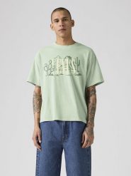 Levi's Koszulka w kolorze miętowym rozmiar: L. Zielone bezrękawniki Levi's®, l, bez wzorów, z bawełny, bez kołnierzyka, bez ramiączek. Za 89.88 zł.