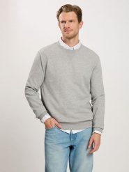 Cross Jeans Bluza w kolorze szarym rozmiar: XXL. Szare bluzy Cross Jeans, xxl, bez wzorów, z jeansu, bez kaptura. Za 91.99 zł.