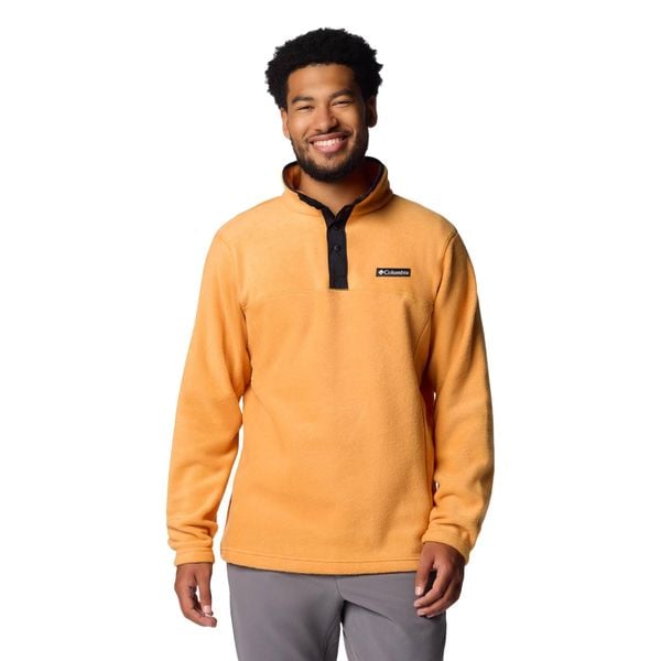 Bluza męska Columbia Steens Mountain Half Snap. Brązowe bluzy Columbia, m, bez wzorów, bez kaptura. Za 139.99 zł.