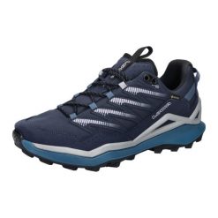 Półbuty LOWA MADDOX PRO GTX LO. Czarne eleganckie półbuty Lowa, bez wzorów, z gore-texu, bez obcasa, bez zapięcia. Za 796.75 zł.