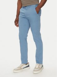 BOSS Chinosy Chino_Slim 50510933 Niebieski Slim Fit. Niebieskie eleganckie spodnie Boss, m, z bawełny. Za 379.99 zł.