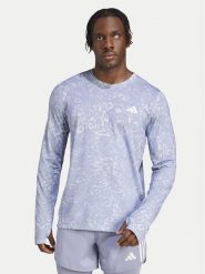 Adidas Koszulka techniczna Own the Run 3-Stripes JD7770 Niebieski Regular Fit. Niebieskie t-shirty sportowe Adidas, bez wzorów, z syntetyku, bez ramiączek, do biegania. Za 169.99 zł.