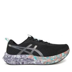 Buty do biegania Asics. Czarne buty do biegania ASICS, bez wzorów, bez zapięcia, do biegania. Za 679.99 zł.