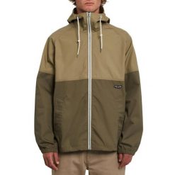 Kurtka turystyczna męska Volcom Wardho. Zielone kurtki Volcom, m, bez wzorów, bez kaptura. Za 508.35 zł.