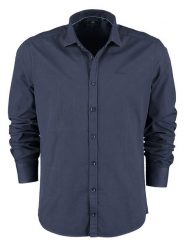 NEW ZEALAND AUCKLAND Koszula - Regular fit - w kolorze granatowym rozmiar: XL. Niebieskie koszule New Zealand Auckland, xl, bez wzorów, z bawełny, bez kołnierzyka, bez ramiączek. Za 149.95 zł.
