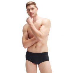 Spodenki kąpielówki męskie Speedo Eco End. Czarne kąpielówki Speedo, m, bez wzorów, z poliesteru. Za 134.35 zł.